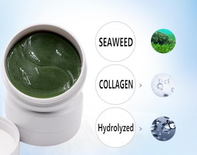 Hydrogel, welches Augenklappe-Masken-Kollagen-die grüne Meerespflanzen-Kristallernährung festzieht
