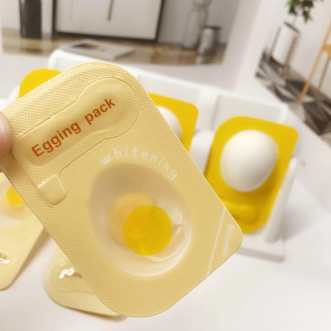 Ei-Schlafenmasken-natürliche Gesichtsmasken für die Baby-Haut, die gelbe Farbe erhellt