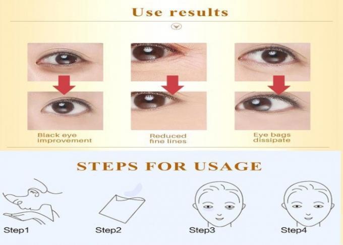 Schwarze Schlamm-Augenklappe-Masken-befeuchtende Aminosäure-Bestandteile für geschwollene Augen