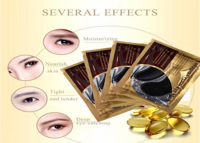 Schwarze Schlamm-Augenklappe-Masken-befeuchtende Aminosäure-Bestandteile für geschwollene Augen