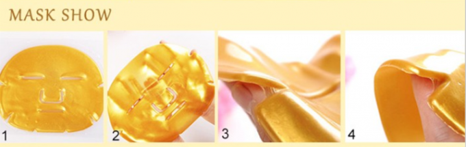 Goldkollagen-Kristallgesichtsmaske Anitiaging Mendior 24K, das Gesichtsmaske fest macht