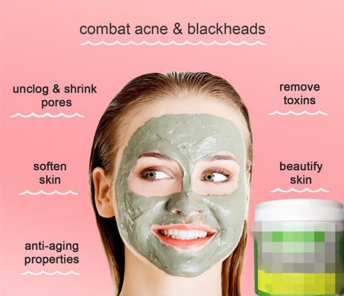 Grüner Mungobohne Schlamm-natürliche Gesichtsmasken zur Kombinations-Haut-Öl-Steuerung