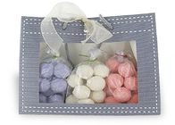 China 3 verpackt Minibadebombe-Geschenk der Taschen-15 den exotischen purpurroten/Weiß/Rosa Duft Firma