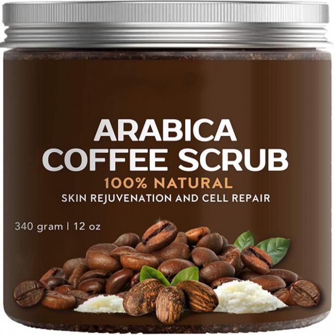 Natürlicher Arabica-Kaffee scheuern sich für Dehnungsstreifen, die Akne-Haut, die Körperpeeling festzieht