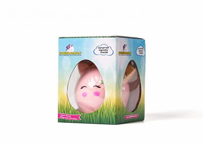 Mädchen-Kinderbad sprudeln Bälle mit Überraschungs-Einhorn-Squishy Spielzeug nach innen für Geburtstags-Geschenk-enormes Ei 8.2Oz